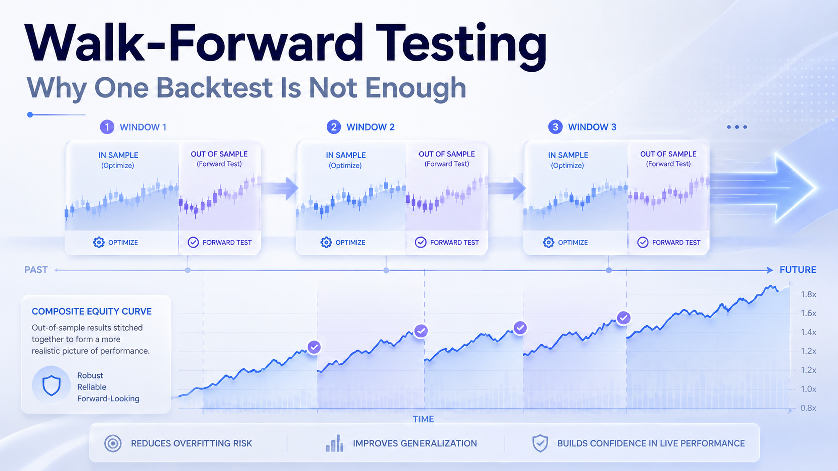 Walk-Forward Testing: Why One Backtest Is Not Enough